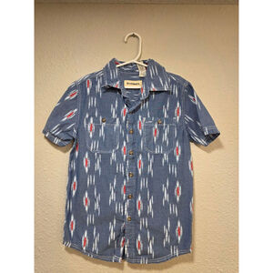 Boys Ruffhewn Size S (8) Button Up Shirt
